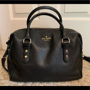 Kate Spade Black Soft Leather Crossbody Purse